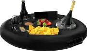 Floating Drink Holder compatible with Pool Inflatable Floating Shelves Pool Tray compatible with Swimming Pool Party Beach Tub