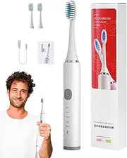 Electric Travel Toothbrush, Power Toothbrush Adult Electric Toothbrush with Five Modes, Lightweight Rechargeable Electric Powered Toothbrush Soft Bristle Electric Toothbrush
