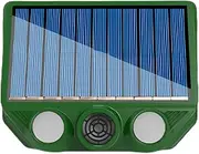 Generic Solar Ultrasonic Animal Driver with Red White Flash Light USB Charging Animal Device for Outdoor Lawns Garden