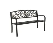 Levede Cast Iron Garden Bench Seat Outdoor Furniture Patio Benches Lounge Chair