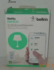 Belkin WeMo Switch Smart Wi-Fi Home Remote Power Plug F7C027fc