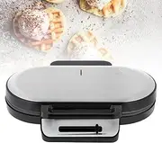 1200W Waffle Maker,Waffle Iron Machine with Dual 12cm Round Pans, Adjustable Temperature Control/Indicator Lights/Non-Stick Plates,Belgian Waffle Maker for Family Breakfast