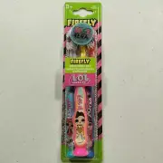 3 Soft Toothbrushes lol surprise Firefly value Pack 1 cap Suction Cups
