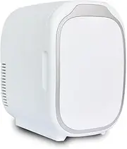 5L Mini Fridge Portable Mini Refrigerator Beer Drinks Cooler Food Heater & Beverage Cooler Used for Makeup and Skin Care, Can Also Be Used in Homes, Cars, Bars AC+DC Power