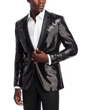Hugo Arti Sequin Extra Slim Fit Dinner Jacket
