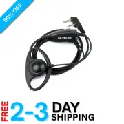 Comfortable D-Shape Earpiece with In-Line Mic for RT Series Walkie Talkies