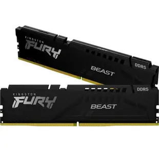 Kingston 金士頓 FURY Beast KF560C36BBEK2-64 DDR5-6000 64GB=32GBx2 超頻記憶體