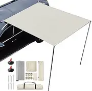 Awning for Camping – Autore Qui se Cache, PU3000 mm UV50 + Weatherproof Car Authority for Camping and Overlanding (Material Included)