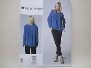 Vogue 1367 V1367, REBECCA TAYLOR. Misses Easy Top & Pants Pattern 6-14 or 14-22