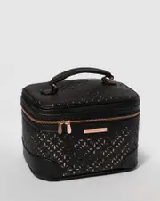 Black And Rose Gold Cosmetic Case Pack