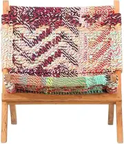 Camping Sunloungers Reclining Patio ChairsFolding Chindi Chair Multicolours Fabric**