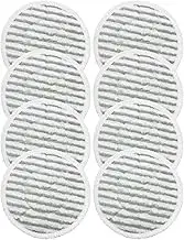 Home Times 8 Pack Replacement Steam Mop Pads for Shark S8201 S8001 S7001/5/20 S7201 S7000AMZ S7000 S7001C Steam Mop,Steam & Scrub All-in-One Scrubbing and Sanitizing, Dirt Grip Scrub Washable Pad