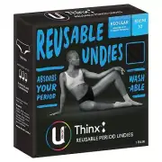 U by Kotex Thinx Reusable Period Undies Bikini Size 10