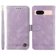 For Google Pixel 8a Wallet Case Skin-feel Phone Pu Leather Cover