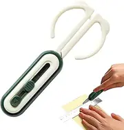 Cutting Scissors - Box Cutter Retractable,Ergonomic, Lightweight Scissors, Retractable Box Cutter 2 In 1 Gadget Utility Tool for School Home Workplace