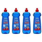 Crystale Total Action Rinse Aid Streak Free Glassware Shine Enhancer 500ml Blue