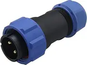 SING F LTD RV 2 Pin Aviation Circular Connector 12V 30A Power Compatible with Bluetti AC200MAX Waterproof IP68 Outdoor SP2111 2-Pin Aviation Circular Connector Flat Angle
