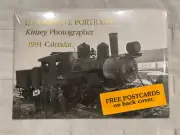 Vintage Locomotive Portraits by Kinsey Photographer - 1991 Calendar