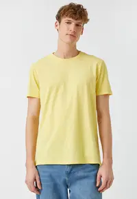 在飛比找ZALORA購物網優惠-Cotton Basic T-Shirt