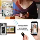 Remote Control Fingerprint Password 7in LCD Wifi Video Camera Doorbel US Plu Set