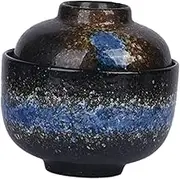 Zerodeko Japanese Style Ceramic Stew Pot Elegant Dessert Cup for Home Steaming Egg Bowl Versatile Soup Bowl for Bird Nest Kitchen Essential