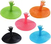 5pcs Sink Drain Strainers Stainless Steel Sink Stopper Bathroom Sink Drain Cover Easy to Install Remove