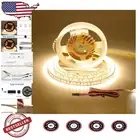 Warm White Dimmable LED Strip Lights 120 LEDs/m - ETL Certified Indoor Lighting