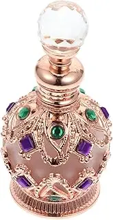 SAFIGLE Inlaid Vintage Perfume Bottle Elegant Refillable Holder present for Women Stylish Decor for Vanity Bathroom Craftsmanship Fashionable