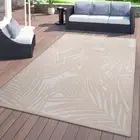 Rugshop Outdoor Rug Modern Palm Leaf Textured Indoor Outdoor Carpet Outdoorrugs