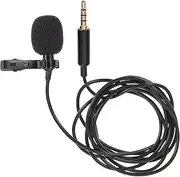 COSMEVIVI Professional Lapel Mic Recording Microphone Miniature Mm Easy to Use for Video Interviews Classes No Battery Required