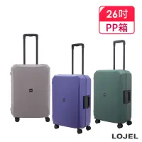 在飛比找momo購物網優惠-【LOJEL】VOJA 26吋 PP框架拉桿箱 旅行箱/行李