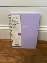 Blue Sky 2025 Calendar Planner Notes Weekly New Year Light Purple Vinyl 148921