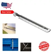 Precision 8" Dual Scale Telescoping Ruler - Lightweight Aluminum Measuring Tool