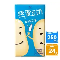在飛比找momo購物網優惠-【統一】蜜豆奶牛奶口味250mlx24入/箱