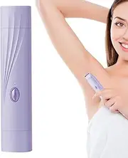[Vgvgaj] Electric Shaver for Women - Waterproof Cordless Double-Head Bikini Trimmer - Personal Groomers for Face Sensitive Skin Bikini Area Legs Underarms Daily Grooming Travel