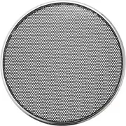 ACROPIX Universal 4" Car Speaker Grills Cover Mesh Round 4 Inch Audio Speaker Subwoofer Guard Protector Case Iron Plating Silver Tone Black - Pack of 1