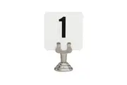 TRENTON HARP SHAPE PLACE CARD MENU HOLDER - 40MM