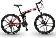Front and Rear Double Shock Absorbing Folded Ten Knife Wheel Mountain Bike