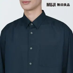 【MUJI 無印良品】男大麻混長袖襯衫(共7色)