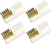 WOFASHPURET 4pcs Nail Drill Brush Set Multi-functional Nail Dust Cleaner for Manicure Tools