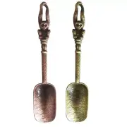 Coffee Measuring Spoons Long Handle Tea Scoop For Loose Tea Unique Metal Vint...