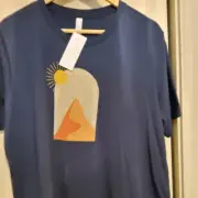Bella-Canvas Mountain and Sun Screen Print T-shirt m