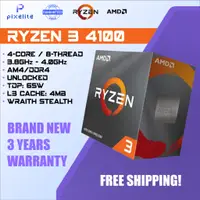 在飛比找蝦皮購物優惠-100% 全新 AMD Ryzen 3 4100 盒 4 核