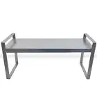 Kitchen Countertop Organizer Shelf, Cupboard Stand Spice Rack Silver -20 X8X 9.4