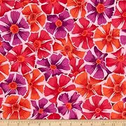 Kaffe Fassett Collective August 2022 Pinwheels Red Fabric by The Yard