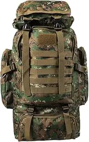 80L Military Tactical Backpack Rucksack Hiking Camping Outdoor Trekking Army Bag