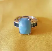 Larimar London Blue Topaz Ring