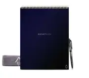 Rocketbook Flip Letter Sized Reusable Notebook - Midnight Blue