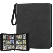 Trading Card Binder, Premium 9 Pocket Card Binder, 720 Double Sided Pocket PU...