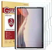 OMOTON [3-Pack] Screen Protector for Surface Pro 7 6 5 4 [12.3 Inch] - Tempered Glass/Guide Frame/Scratch Resistant